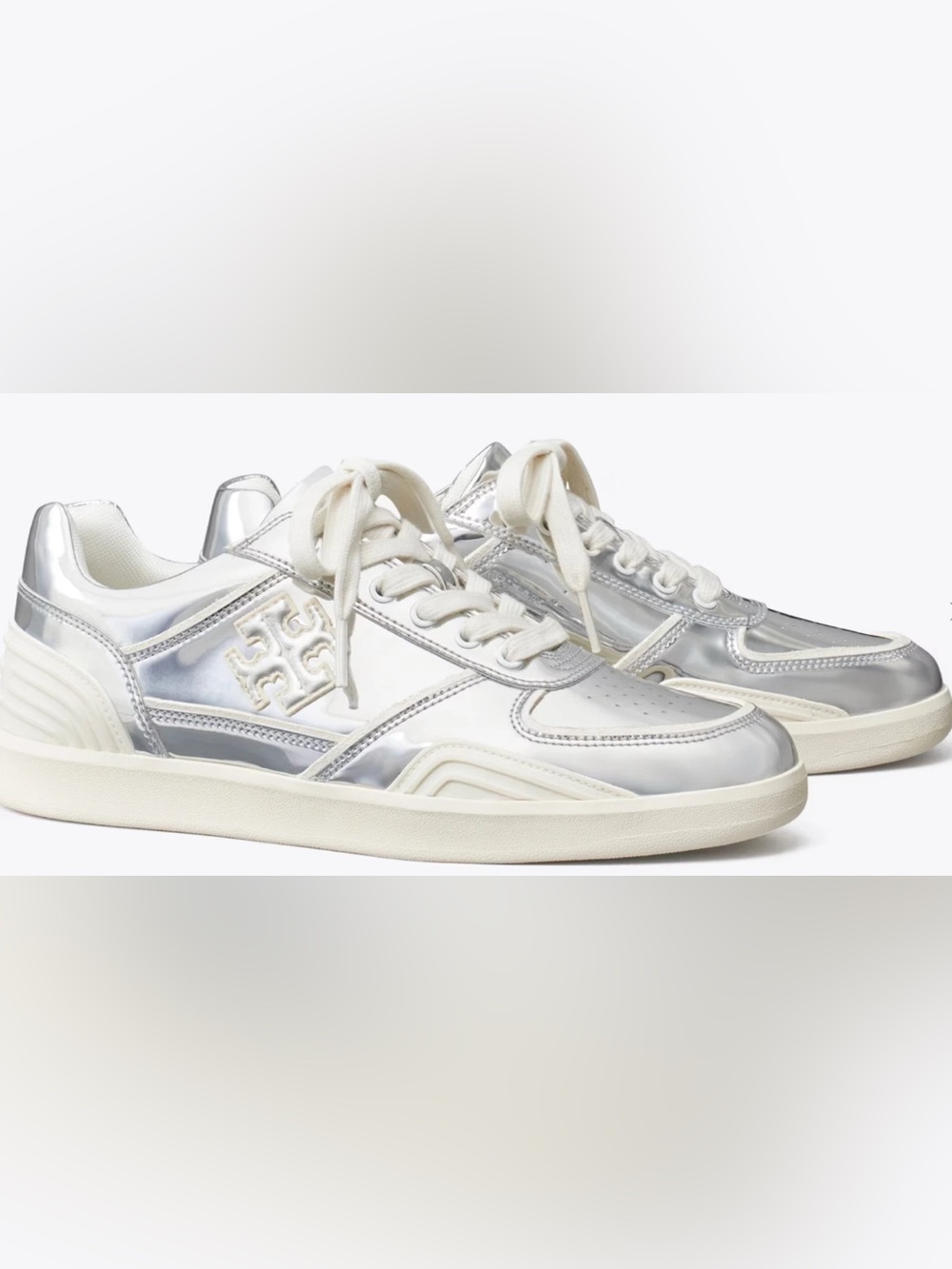 Tory Burch Silver Low-top sneakers
